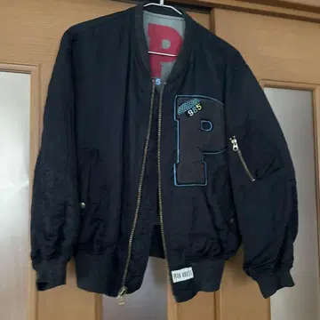 [ 빈티지 ] PINK HOUSE 자수 P 로고 점퍼