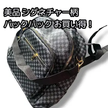 시그니처 패턴풍 숄더백 백팩