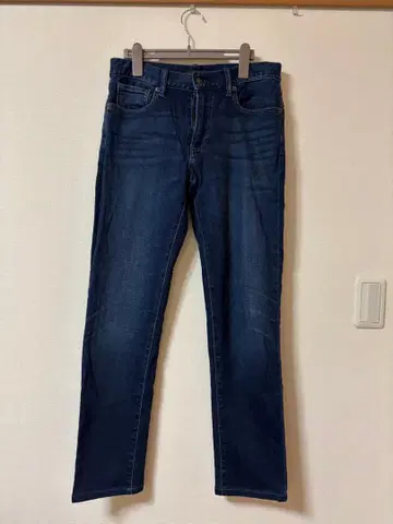 유니클로 남성용 웜 팬츠 히트텍 데님 팬츠 29인치 허리 73