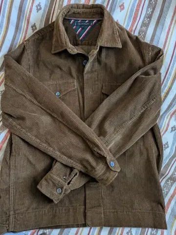 TOMMY HILFIGER 코듀로이 셔츠 M 브라운