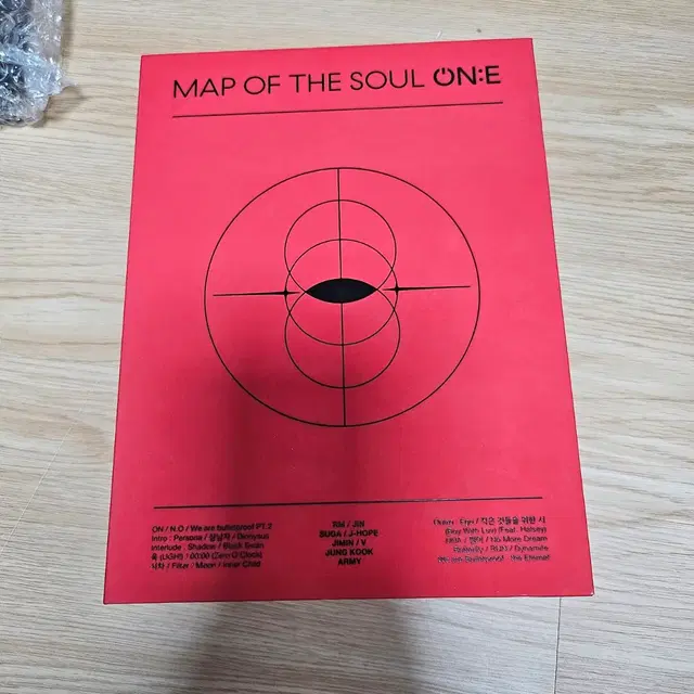 bts 방탄 맵 솔 원 dvd