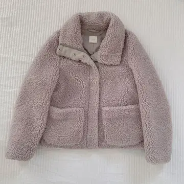 에이치앤엠 H&M 아우터 자켓 보아 브라운