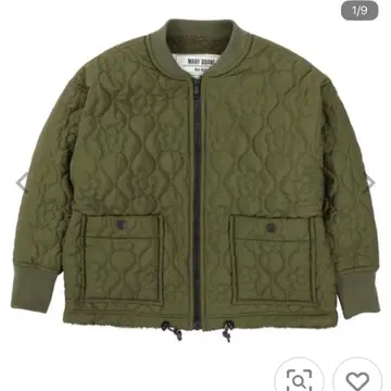 MARY QUANT 올리브 그린 집업 자켓