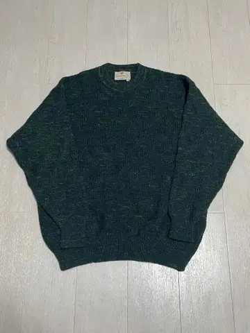 EXAMPLE BY MISSONI 케이블 니트 스웨터 다크 그린 46