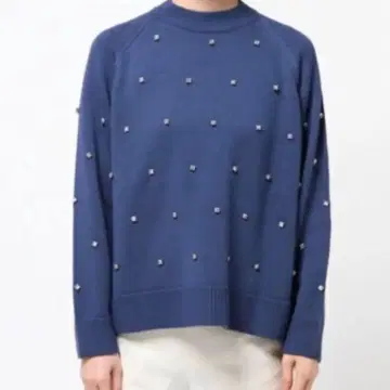 르 시엘 블루 비쥬 니트