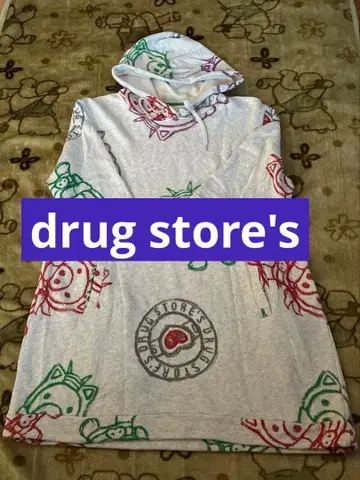 드럭 스토어즈 drug store's 후드티 가면라이더 돼지