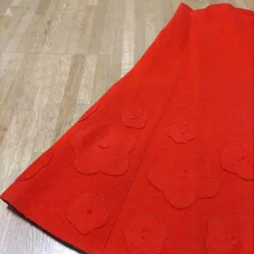 빈티지 아플리케 스커트