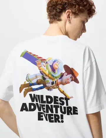 4XL [인터넷 한정판 최대 사이즈] 토이스토리 UT T셔츠 우디 버즈