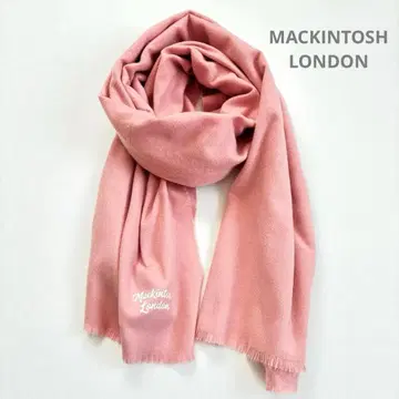매킨토시 런던 원포인트 로고 스톨 머플러