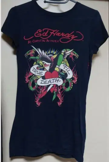 Ed Hardy 에드하디 반팔 T셔츠 S 사이즈 블랙