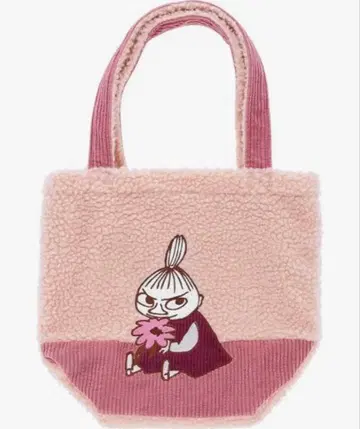 리틀 미이 토트백 복슬복슬 핑크