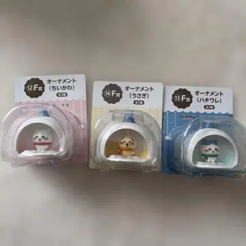 치이카와 에니마이 복권 F상 오너먼트 3종