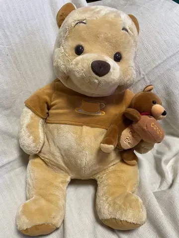 곰돌이 푸우 봉제 인형 (카멜 색상)