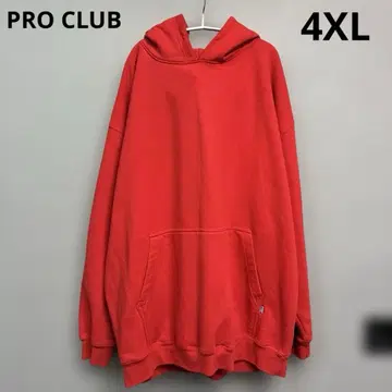 PRO CLUB 프로클럽 헤비 웨이트 후드티 4XL 레드 맨투맨