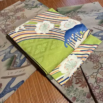 앤티크 금사 나고야 오비 수선