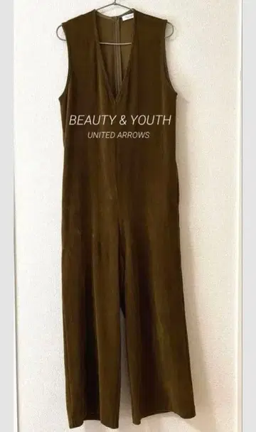 BEAUTY&YOUTH 코듀로이 V넥 올인원