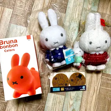 미피 모자 꽁지 봉제 인형 코스터 제일복권 묶음 판매