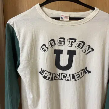 Champion 7부 롱T셔츠 복각 런택