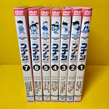 명탐정 코난 PART 1 DVD 전 7권 세트 자켓 늘어남 있음