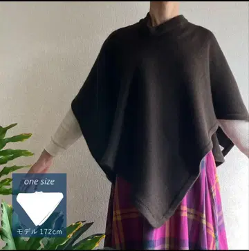 하늘을 나는 양 야크 판초 브라운 정가 33,000엔