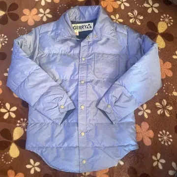 USA 제 80S GERRY 다운 셔츠형 자켓 라이트 블루 레어