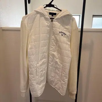 Callaway 후드 부착 자켓 L 화이트