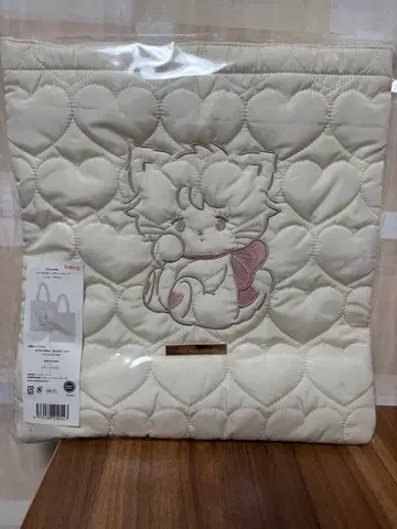 mikko 하트 퀼팅 토트백 무스