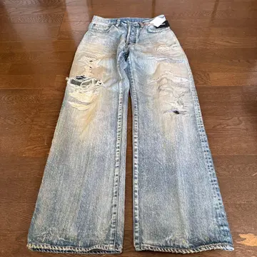 마인 데님 28인치 데미지 가공 모드감