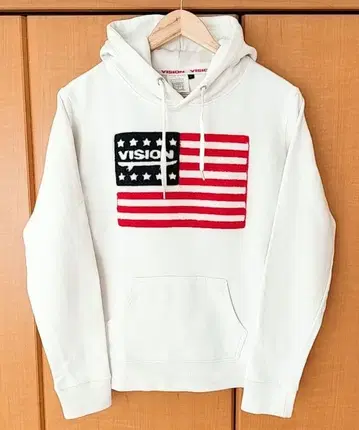 VISION STREET WEAR 맨투맨 후드티 빅 로고 구제 의류