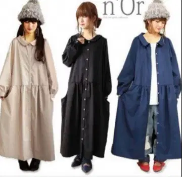 n'Or 버튼 달린 셔츠 원피스