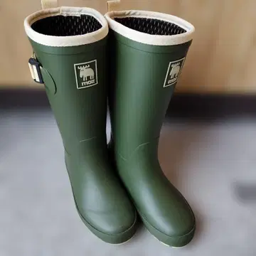 초컨디션 최상 moz 올리브 그린 방한 장화 M 사이즈