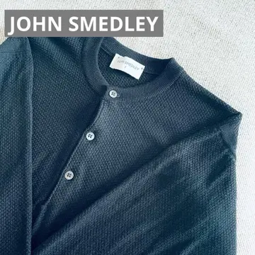 새상품급 [ JOHN SMEDLEY ] 블랙 긴팔 니트 S 사이즈