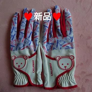캘러웨이 골프 그로브 여성용 베어 패턴 양손용 21cm