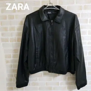 ZARA 페이크 가죽 자켓