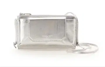 사만사 타바사 지갑 숄더 실버