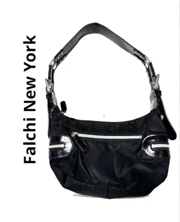 [ Falchi New York ] 팔치 블랙 나일론 숄더백