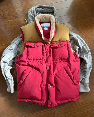 컬럼비아 다운 베스트 후드티