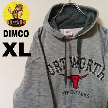 USA 구제 의류 DIMCO 스포츠 후드티 XL 그레이