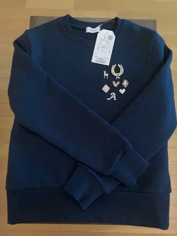 SHIPS any 속기모 비쥬 크루넥 컴팩트 풀오버