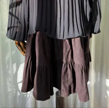 JOSEPH 염소 스웨이드 스커트 사이즈 38