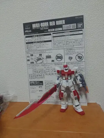 1/144 HG 레드 라이더 완성품 동시 300엔 할인
