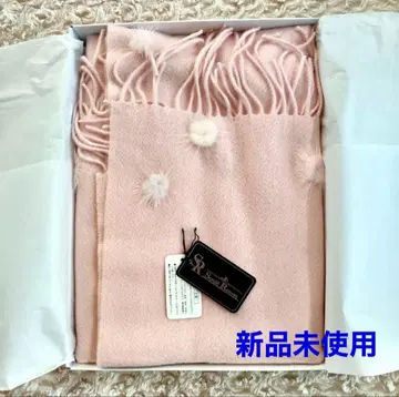 미사용 새상품 소시에르노 Sorcie Renom 캐시미어 스톨 머플러