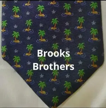Brooks Brothers 넥타이 야자수 패턴