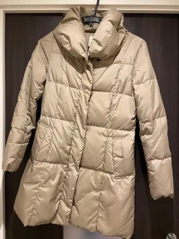 ef-de 베이지 다운 코트