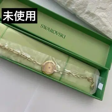 미사용 Swarovski 골드 체인 팔찌 게자리