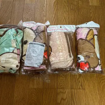리락쿠마 포근담요 4개 세트