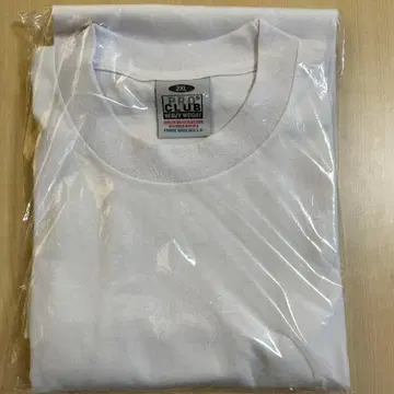 새상품 프로 클럽 t셔츠 화이트 2XL 반팔