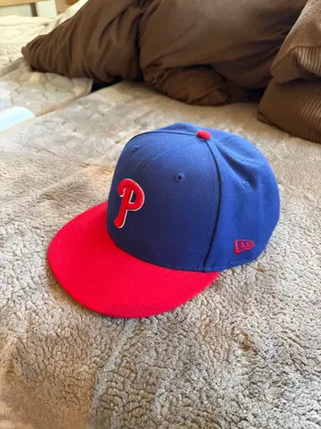 59FIFTY 야구 모자 파랑 빨간색 사이즈 8