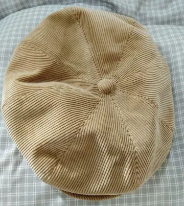 ca4la [ 카시라 ] 베이지 코듀로이 헌팅 캡