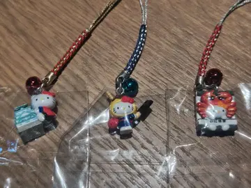 지역 한정 키티 스트랩 오사카 한정판 깃발 없음